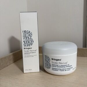 Briogeo NEW Scalp Revival Pre-Wash Oil and Shampoo